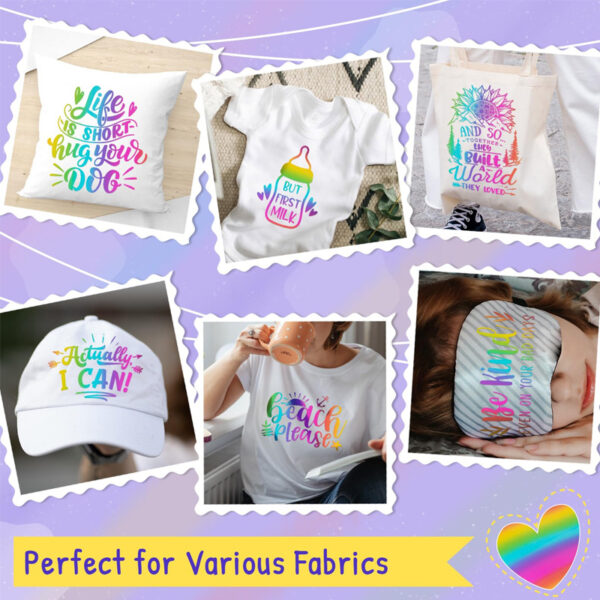 Heat transfer electroplating rainbow lettering film - 图片 2