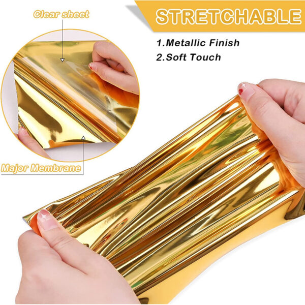 HTV electroplated soft metal lettering film - 图片 4